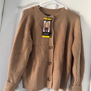 Banana Republic Women's Brown Cardigan Sweater